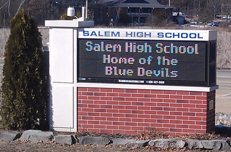 LED signs Salem HS NH Boston